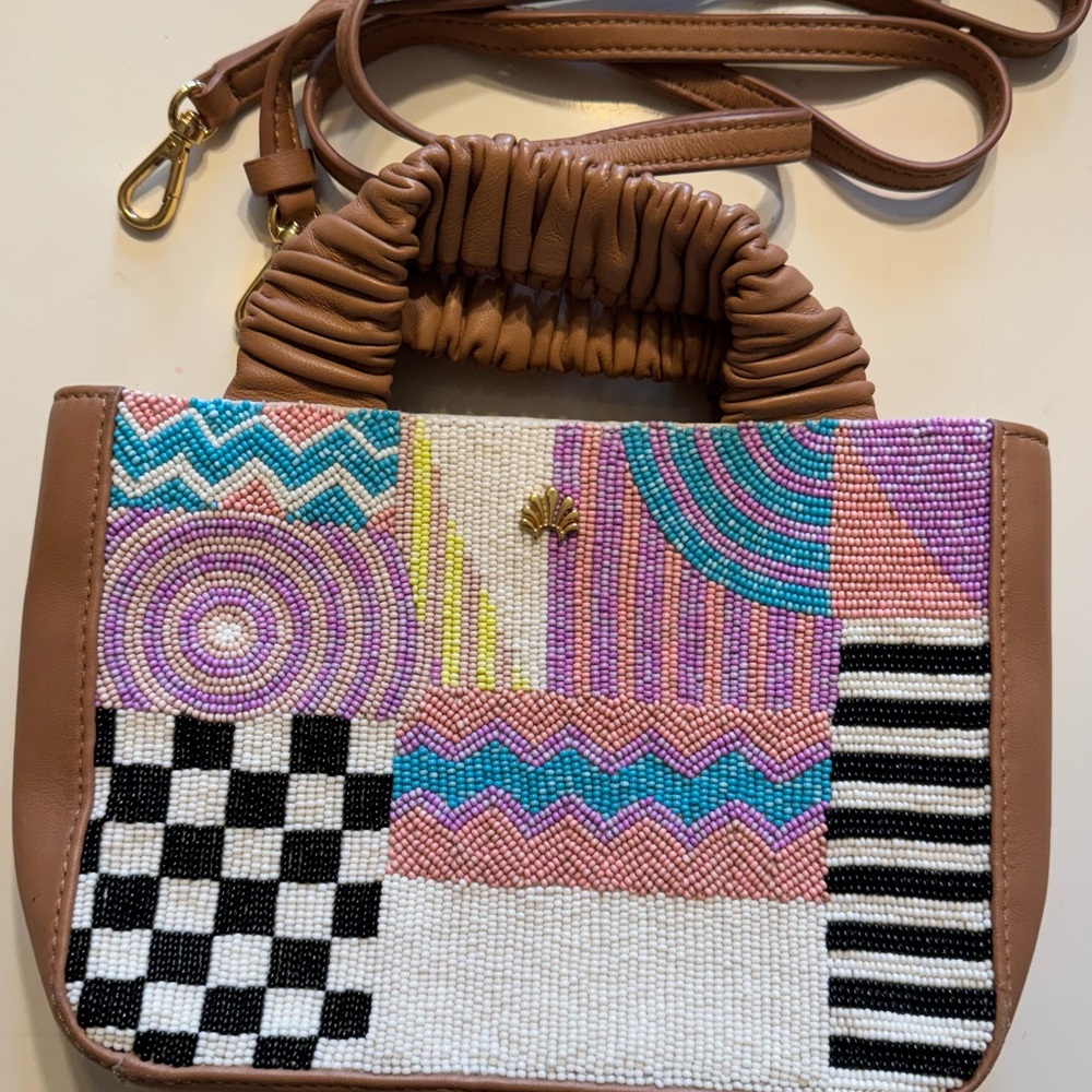 Lele Sadoughi Geometric Jumble Maya Mash-Up
Mini Tote